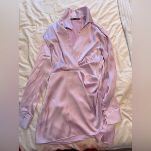 Zara Satin Effect Dress - medium but fits a bit smaller